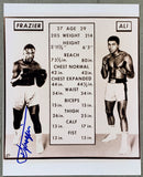 FRAZIER, JOE SIGNED PHOTO (ALI-TALE OF THE TAPE)