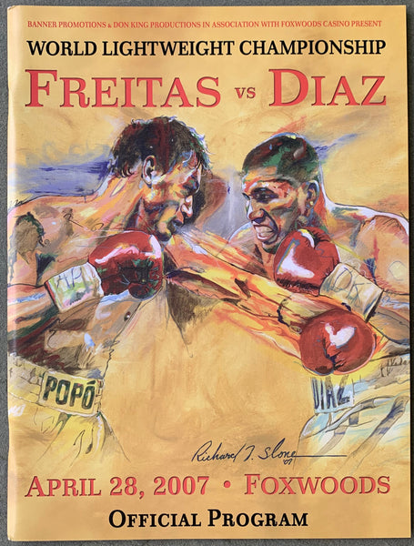 FREITAS, ACELINO-JUAN DIAZ OFFICIAL PROGRAM (2007)