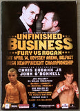 FURY, TYSON-MARTIN ROGAN OFFICIAL PROGRAM (2012)