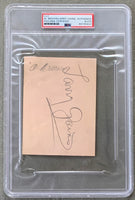 BROWN, PANAMA AL & LARRY GAINS SIGNED CUT ALBUM PAGE (PSA/DNA)