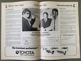 GALINDEZ, VICTOR-RICHIE KATES OFFICIAL PROGRAM (1976)