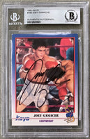 GAMACHE, JOEY SIGNED 1991 KAYO BOXING CARD (BECKETT)