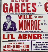 MONROE, WILLIE "THE WORM"-LEROY ROBERTS ON SITE POSTER (1972)