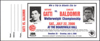 GATTI, ARTURO-CARLOS BALDOMIR RAFFLE TICKET (2006)