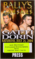 GATTI, ARTURO-LEONARD DORIN PRESS CREDENTIAL (2004)