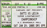 GATTI, ARTURO-JESSE JAMES LEIJA STUBLESS TICKET (2005)