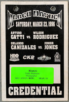 GATTI, ARTURO-WILSON RODRIGUEZ CREDENTIAL (1996)