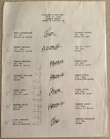 GATTI, ARTURO-ROBERT SCOTT OFFICIAL PROGRAM & BOUT SHEET (1993-GATTI'S 12TH FIGHT)