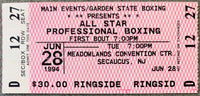 GATTI, ARTURO-PETE TALIAFERRO STUBLESS TICKET (1994)