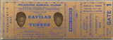 GAVILAN, KID-GIL TURNER ON SITE FULL TICKET (1952-PRESIDENT OF CUBA BOX)