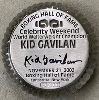 GAVILAN, KID SIGNED BOXING HALL OF FAME PAPERWEIGHT