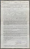 GIARDELLO, JOEY SIGNED FIGHT CONTRACT (1967-JACK RODGERS FIGHT)