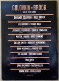 GOLOVKIN, GENNADY-KELL BROOK OFFICIAL PROGRAM (2016)