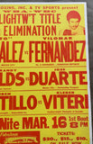 GONZALEZ, RODOLFO "GATO"-VILOMAR FERNANDEZ ON SITE POSTER (1981)