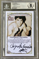 GONZALEZ, HUMBERTO "CHIQUITA" SIGNED PROMOTIONAL CARD (BECKETT)