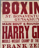 GREB, HARRY-FRANK ZENKE ON SITE EXHIBITION POSTER (1924)