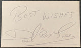 GREEN, DAVEY BOY SIGNED INDEX CARD