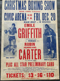 CARTER, RUBIN "HURRICANE"-EMILE GRIFFITH ON SITE POSTER (1963)