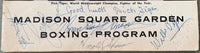 GRIFFITH, EMILE-LUIS RODRIGUEZ SIGNED OFFICIAL PROGRAM (1963-SIGNED BY TIGER, PEP, JOHNSON)