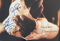 HBO SIGNED POSTER (HAGLER, PRYOR, FOREMAN, BRUNO-HALL OF FAME AUTHENTICATION)