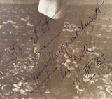 HACKENSCHMIDT, GEORGE SIGNED LARGE FORMAT ORIGINAL PHOTOGRAPH (INSCRIBED TO NAT FLEISCHER)