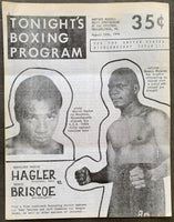 HAGLER, MARVIN-BENNIE BRISCOE SOUVENIR PROGRAM (1978)