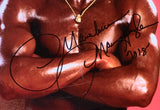 HAGLER, MARVELOUS MARVIN SIGNED LARGE FORMAT PHOTO (PSA/DNA)