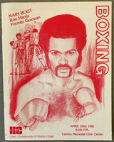 HARRIS, RON-FERMIN GUZMAN & BOBBY PLEGGE-BRUCE STRAUSS OFFICIAL PROGRAM (1981)