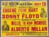 HART, EUGENE "CYCLONE"-SONNY FLOYD & WILLIE "THE WORM" MONROE-ALBERTO MILLAN ON SITE POSTER (1970)
