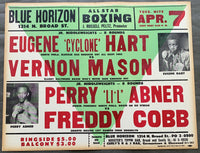 HART, EUGENE "CYCLONE"-VERNON MASON ON SITE POSTER (1970)