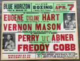 HART, EUGENE "CYCLONE"-VERNON MASON ON SITE POSTER (1970)