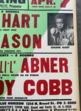 HART, EUGENE "CYCLONE"-VERNON MASON ON SITE POSTER (1970)