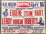 HART, EUGENE "CYCLONE"-LEROY "HURRICANE" ROBERTS ON SITE POSTER (1970)