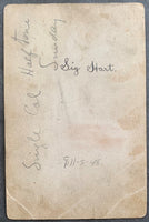 HART, SIG SIGNED CABINET CARD (1899)