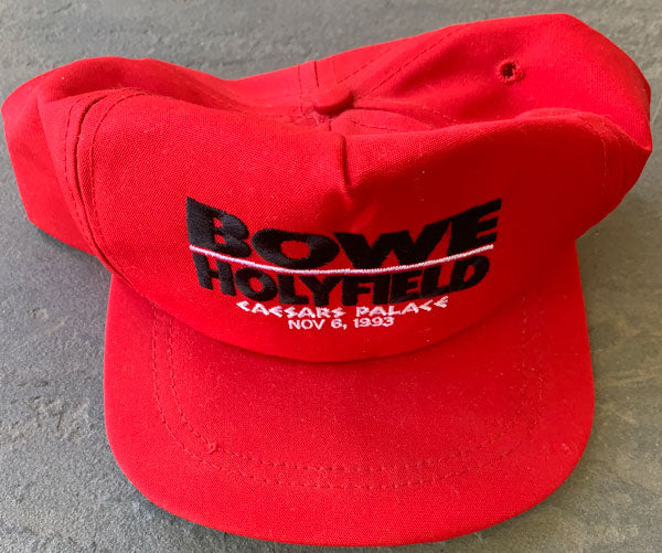 HOLYFIELD, EVANDER-RIDDICK BOWE II SOUVENIR HAT (1993)