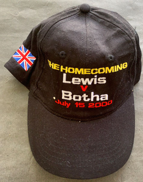 LEWIS, LENNOX-FRANCOIS BOTHA SOUVENIR HAT (2000)