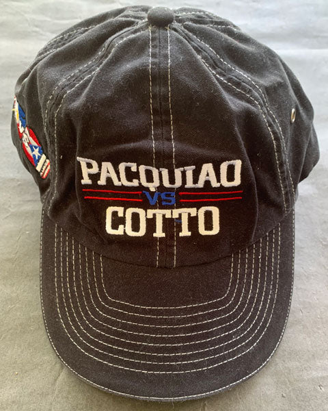 PACQUIAO, MANNY-MIGUEL COTTO SOUVENIR HAT (2009)