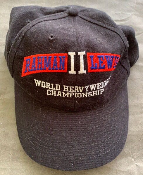 LEWIS, LENNOX-HASIM RAHMAN II SOUVENIR HAT (2001)