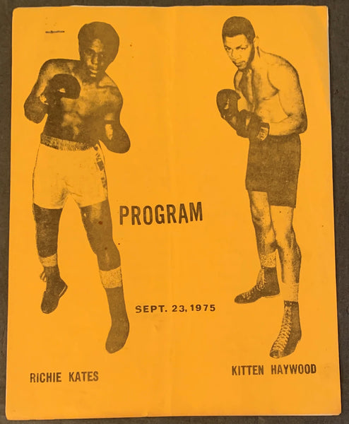 HAYWOOD, STANLEY "KITTEN"-LUIS VINALES PRESS KIT (1975)