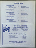 HILL, VIRGIL-BOBBY CZYZ OFFICIAL PROGRAM (1989)