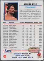 HILL, VIRGIL SIGNED 1991 KAYO BOXING CARD (SCHWARTZ SPORTS)