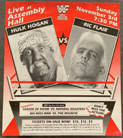 HOGAN, HULK-RIC FLAIR ON SITE POSTER (1991)