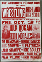 HOGAN, HULK-PEDRO MORALES ON SITE POSTER (1980)