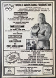 HOGAN, HULK-ONE MAN GANG ON SITE POSTER (1987)