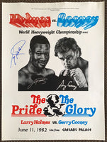 HOLMES, LARRY-GERRY COONEY SIGNED POSTER (1982-SIGNED BY HOLMES)