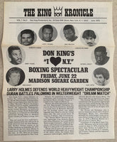 HOLMES, LARRY-MIKE WEAVER & ROBERTO DURAN-CARLOS PALOMINO KING KRONICLE (1979)