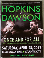 HOPKINS, BERNARD-CHAD DAWSON II OFFICIAL PROGRAM (2012)