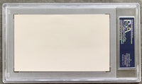 HUNSAKER, TUNNEY SIGNED INDEX CARD (PSA/DNA)