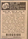 JACK, BEAU SIGNED 1951 TOPPS RINGSIDE CARD