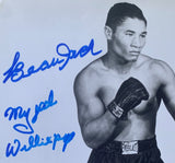 JACK, BEAU SIGNED PHOTO (INSCRIBED TO WILLIE PEP)